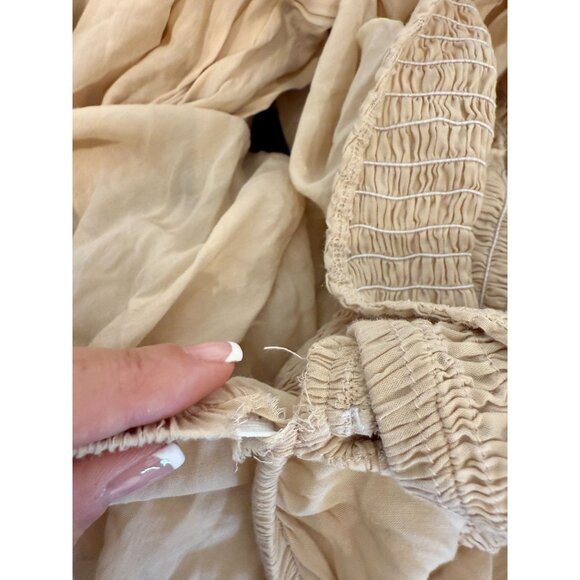 Indah Julie Solid Ruched Bodice Cutaway Maxi Dress NWOT - Size M - Picture 8 of 11